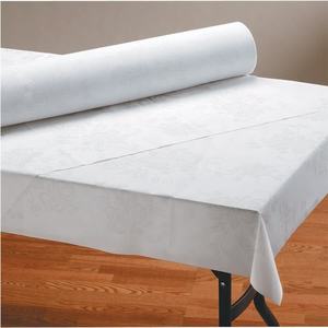 Material plástico biodegradable 100% de la cubierta de mesa redonda Benquet y la cubierta de mesa resistente a las arrugas - Product Image 3