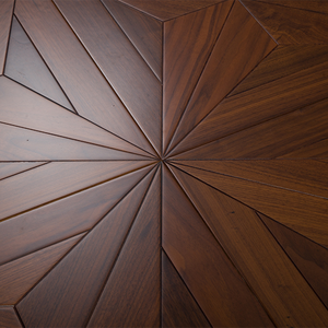 Parquet en noyer multicouche de qualité ABC 15 mm, surface texturée brossée, antidérapant, uniformité sur grande surface, conforme à la norme REACH, pour usage intérieur - Product Image 2