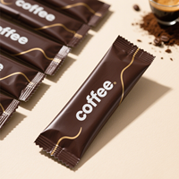 Vente en gros Mini paquet Petit bâton d'emballage de café Sacs d'emballage de café individuels Sachet Thé Poudre Sacs d'emballage