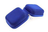 Personnalisé ODM Écouteur Sans Fil Beauté Transport Stockage Eva Étui Antichoc avec Fermeture Éclair pour la Protection