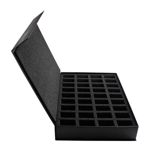 Luxury Custom Paper Cardboard <b>Black</b> Magnetic Packaging <b>Boxes</b> Closure Magnet Gift Box With Magnetic Lid - Product Image 3