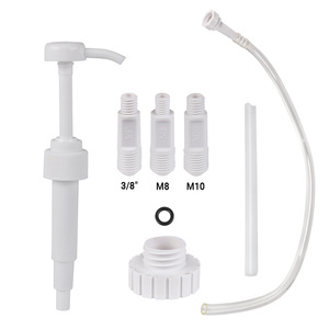 White Gear Oil <b>Pump</b> With 3 <b>Adapters</b> M8 M10 3/8 For Engine Lubrication Repair - Product Image 1