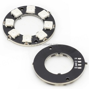 Placa de Desarrollo de Anillo de Luz LED RGB Inteligente de 8 Bits D16 WS2812 5050, Anillo Grande a Todo Color - Product Image 3