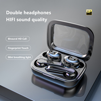 Nouveaux écouteurs de sport sans fil XG15 TWS HD Audio double Mode ENC annulation de bruit IPX5 LED étanche pour 5.3 pour les appels