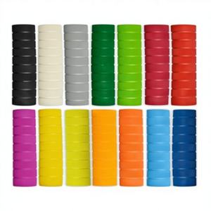 Vente Flash : Poignées de batte de cricket en caoutchouc durables, antidérapantes, design de niveau avec caractéristiques internationales colorées, couleur et logo personnalisables - Product Image 1