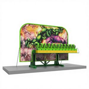 Équipement d'amusement en fibre de verre très demandé, manèges de Miami, aire de jeux publique extérieure pour adultes et enfants, certifié CE, idéal pour centres commerciaux - Product Image 1