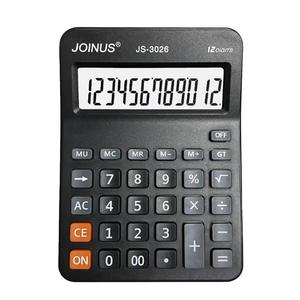 Calculatrice de bureau Joinus Js-3026 à 12 chiffres, double alimentation, usage général pour le bureau et les étudiants - Product Image 1