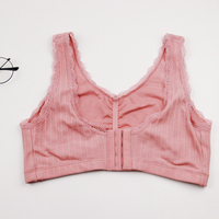 Soutien-gorge respirant pour femmes après chirurgie, grande taille, soutien-gorge sans armatures pour gros seins, soutien-gorge à poche souple pour mastectomie