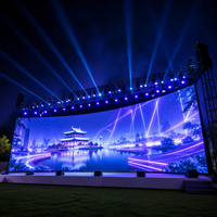 Écran LED publicitaire haute définition RGB, panneau LED extérieur IP65, P2.97 P3.91 P4.81, mur d'écran LED de location pour événements scéniques