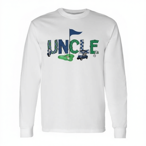 T-shirt à manches longues assorti pour le sport de golf, Uncle Of The Birthday Boy Hole In One - Product Image 2