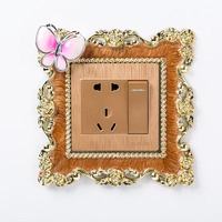 Autocollants de commutateur en résine écologiques et durables de style rose, adaptés à la décoration intérieure, aux décorations murales et aux cadeaux.