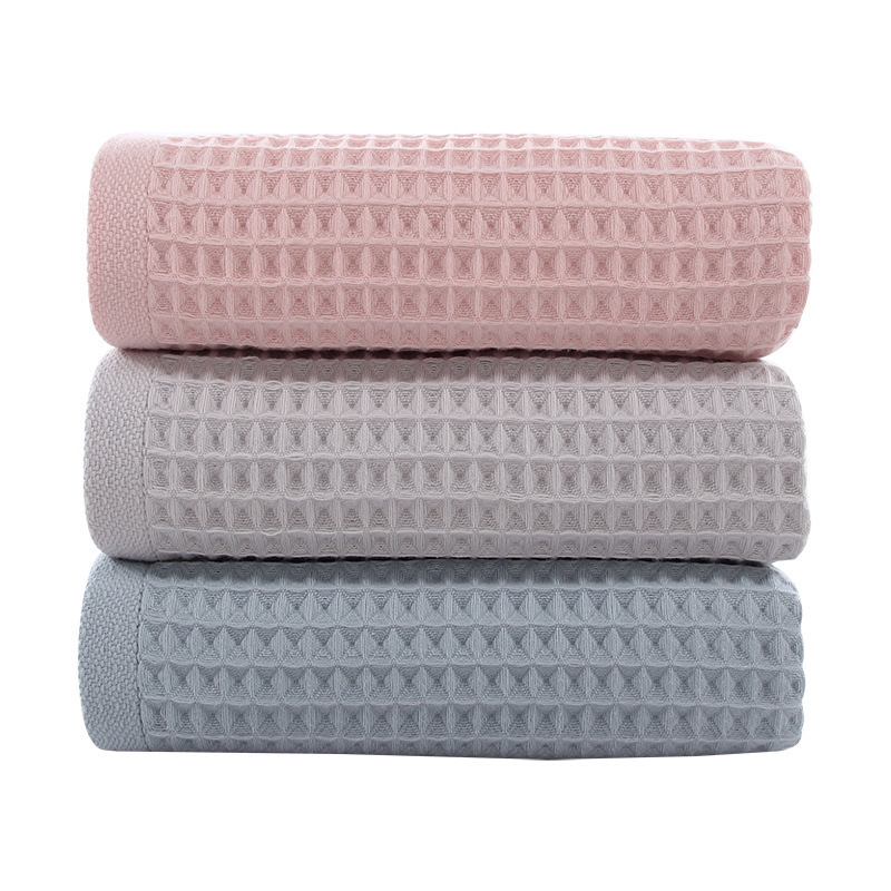 Absorbent Quick drying Waffle Soft Towels