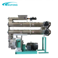 Nouvelle ligne de production de granulés d'aliments pour volailles et bétail Mufeng en acier inoxydable entièrement automatique 0,5-5T/H