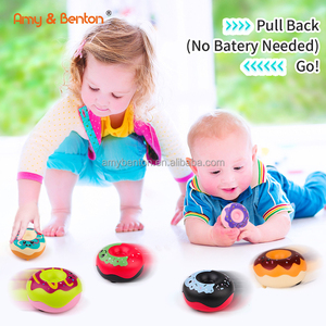 Donut Toy Give Aways Cadeaux Voitures à tirer en plastique Petits jouets Sac de fête pour enfants Jouets faveurs <span class=keywords><strong>Donuts</strong></span> Donut à tirer pour enfants - Product Image 6