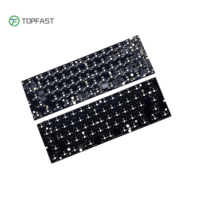 GK61 seri Fr4 papan sirkuit cetak Diy 60% casing Keyboard Tipe c Rgb Hotswap kabel mekanis Pcb Keyboard Pcba