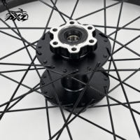 Kit de roues Supermoto en aluminium CNC de 17 pouces pour Surron Light Bee X LBX Talaria MX3 MX4 XXX, ensemble de pneus antidérapants pour la route, pièces pour vélos électriques