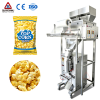 Machine d'emballage verticale à double tête pour le remplissage, le pesage et la fermeture à grande vitesse de pop-corn, chips de pommes de terre, tranches de bananes