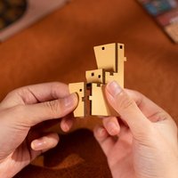 Robotime Rolife TGB07 Kit de bricolage pour bibliothèque miniature, insert de bibliothèque, serre-livres, puzzles en bois 3D, maison miniature, niches à livres