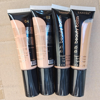 Fond de Teint Correcteur Anti-Acné BB Crème Hydratant Waterproof Résistant à la Transpiration et au Maquillage Léger Naturel Longue Tenue