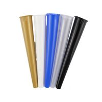 Tube souple conique coloré en PP de 109 mm avec bouchon pop-top résistant aux enfants, impression par transfert thermique pour produits pharmaceutiques