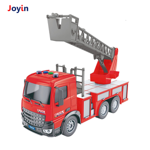 Set <span class=keywords><strong>Giocattolo</strong></span> Veicolo di Soccorso 1:18 con Funzione a Inerzia e Suono Realistico Camion dei <span class=keywords><strong>Pompieri</strong></span> con Scala per Bambini - Product Image 2