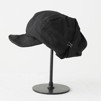 Casquette Baker Boy Ripstop de Haute Qualité, Casquette Gavroche Vintage Premium Vert Olive, Casquette Urbaine avec Accessoires Métalliques, Vente en Gros, Logo Personnalisé