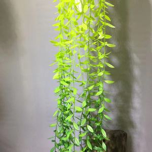Flores Artificiales, Planta Artificial de <span class=keywords><strong>Sauce</strong></span> <span class=keywords><strong>Llorón</strong></span>, Hojas Verdes, Guirnalda Colgante, Decoración para Bodas, Plantas Verdes Artificiales - Product Image 5