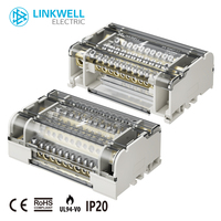 2극 공장 공급 전기 단자 125A 500V 전원 전기 커넥터 10-35mm² 분배 단자대