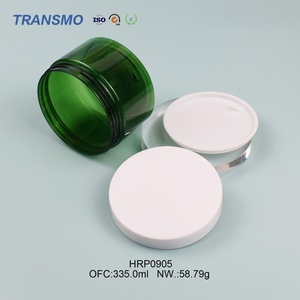 Pot vide pour gommage des lèvres avec bouchon, petit pot personnalisé avec logo, contenant pour soins de la peau, pots en plastique vert - Product Image 3