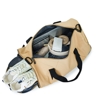 Gros personnalisé imprimé mode grand sac étanche Portable pliant sac de voyage chaussures compartiment valise gymnastique exercice
