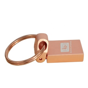 Siêu mini Kim Loại bộ nhớ Flash với miễn phí Keychain cá nhân logo 2.0 3.0 4GB 8GB 16GB 32GB 64GB USB ổ đĩa tốc độ cao CLE USB - Product Image 4