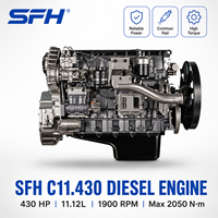Moteur diesel à rampe commune SCDC SFH C11.430 430HP 1900 tr/min pour camion lourd, remplacement pour Iveco FPT CURSOR 9