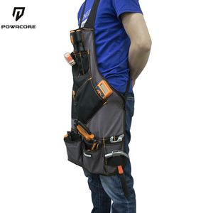 POWACORE boucle réglable marron coton toile vêtements de travail tablier élégant fleuriste jardin outil travail échantillon gratuit en gros - Product Image 2