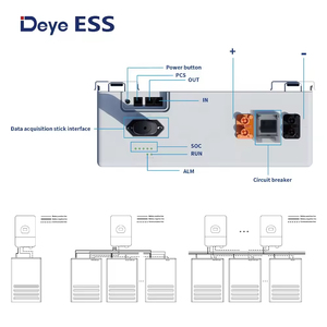 Deye SE-F5 Pro 51.2V 100AH 5.12kwh 10kwh 20kwh 30kwh nhà năng lượng mặt trời LiFePO4 tế bào pin dự phòng Hệ thống lưu trữ - Product Image 3