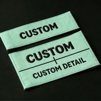 Étiquettes de vêtements personnalisées avec logo, tissées, imprimées, nom de marque, durables, lavables, sacs de vêtements, étiquettes de couture de qualité supérieure, prix d'usine
