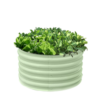 Kit de jardinière surélevée en métal pour légumes, fleurs et plantation en arrière-cour