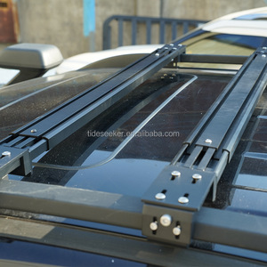 Barres transversales de <span class=keywords><strong>toit</strong></span> de voiture en alliage d'aluminium universelles pour les véhicules avec porte-<span class=keywords><strong>bagages</strong></span> séparé, barres longitudinales <span class=keywords><strong>sur</strong></span> <span class=keywords><strong>le</strong></span> <span class=keywords><strong>toit</strong></span> - Product Image 1