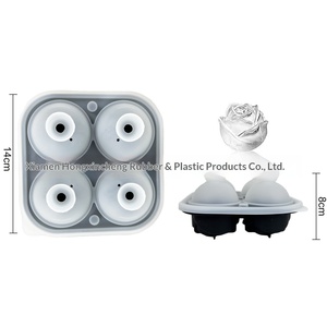 Molde de Silicona para Cubitos de Hielo con Forma de Rosa, Creativo, de Grado Alimenticio, Fácil de Desmoldar, para Bebidas Frías, Caja de Hielo para Whisky - Product Image 2