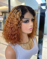 Perruques sans colle en cheveux naturels bruts, perruques Lace Front, perruques courtes Pixie bouclées, perruques frontales en dentelle Full HD, perruques en cheveux humains brésiliens