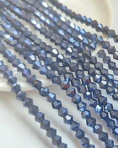 Perles en verre de lampwork cristallisé AB en gros, bicones pointues, 2-8 mm, pour la fabrication de bijoux, la décoration de vêtements, de chaussures et d'artisanat - Product Image 5