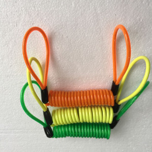 120cm alarme disque serrure sécurité Anti <span class=keywords><strong>voleur</strong></span> vélo moto roue frein à disque alarme serrure et sac et rappel ressort câble - Product Image 4