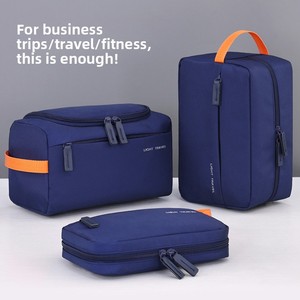 Nouvelle Trousse de Toilette <span class=keywords><strong>Homme</strong></span> Légère et Portable avec Fermeture Éclair, Grande Capacité, Multifonction, pour Voyage et <span class=keywords><strong>Sac</strong></span> à Dos - Product Image 4