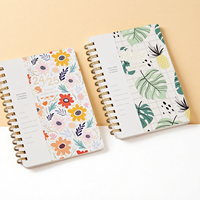 Promotion : Carnets à spirale personnalisés en gros, agenda A5, journal, planificateur quotidien, hebdomadaire, mensuel, 80 feuilles