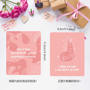 Tarjetas <span class=keywords><strong>de</strong></span> afirmación inspiradoras, 50 unidades/paquete, alientan a las madres embarazadas con cartón reciclado, Manejo <span class=keywords><strong>de</strong></span> Impresión que desaparece - Product Image 2