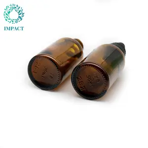 30ML Amber Glass Dropper Bottles For Skin Care Essential Oil Serum Bottle