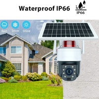 Mini Cámara solar Ramic de 8K con zoom de 40X Cámara DE SEGURIDAD impermeable 4K Uled PTZ Estilo al aire libre Tuya App 40X Zoom Wifi Grabadora