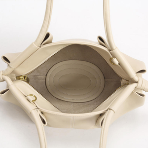 Bolso de Hombro para Mujer 2025, Nuevo Bolso de Mano de Diseño Exclusivo, Estilo Coreano de Alta Gama, Bolso Cruzado Moderno con Dos Correas y Cierre - Product Image 4