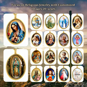 Liontin pohon GIVELUCK Life Gambar perhiasan Keagamaan "Wanita kami Guadalupe" pola khusus untuk konsultasi grosir - Product Image 5