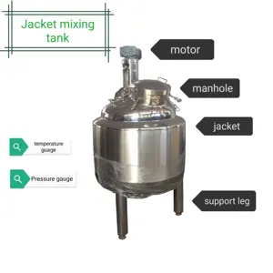 Professional hot chocolate mixing tank with CE certificate