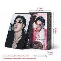 Lot de 92 cartes photo en papier couché STRAYKIDS DOIT pour l'album, avec autocollants multi-festivals Felix HAN I.N et cartes LOMO, pour le marché international